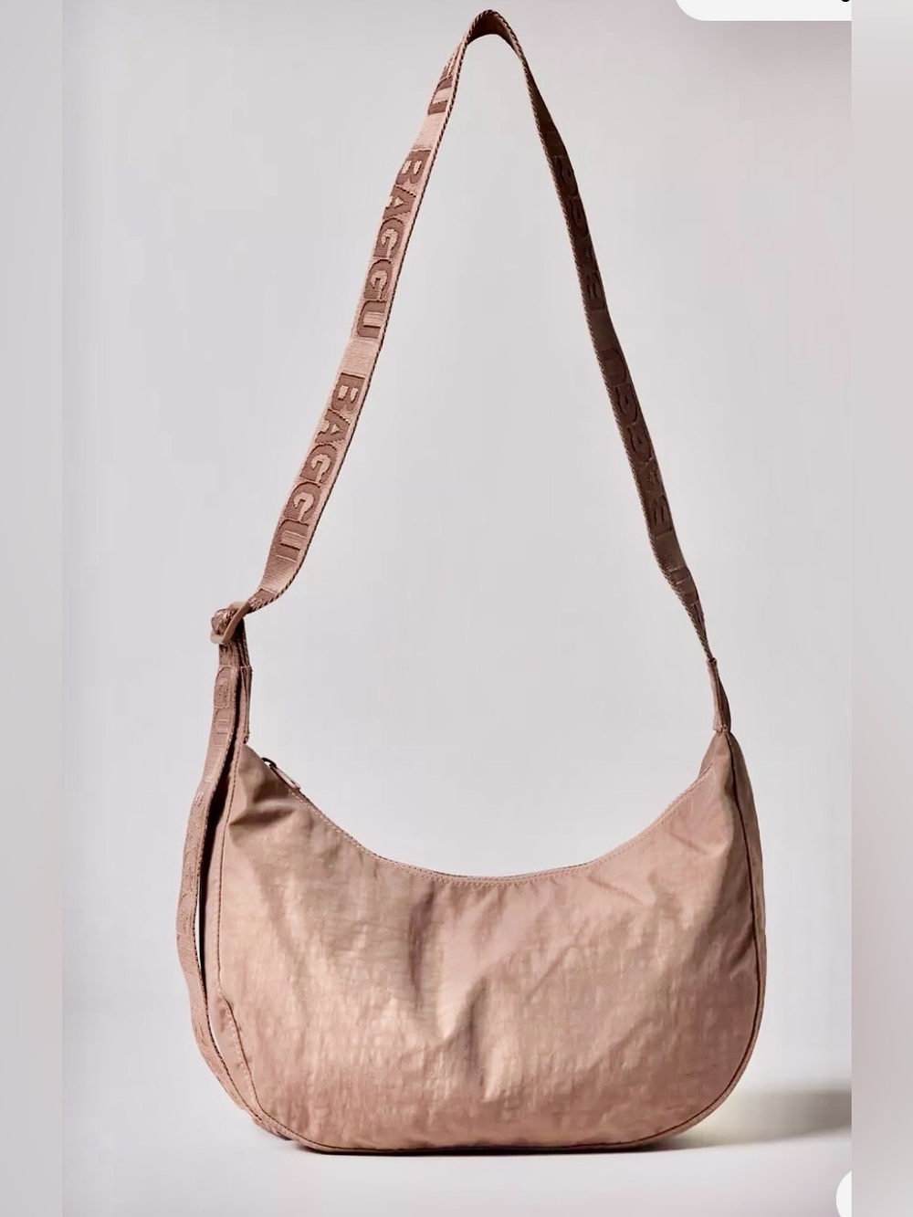 BAGGU Khaki Crossbody Shoulder Bag